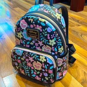 Alice in Wonderland floral backpack